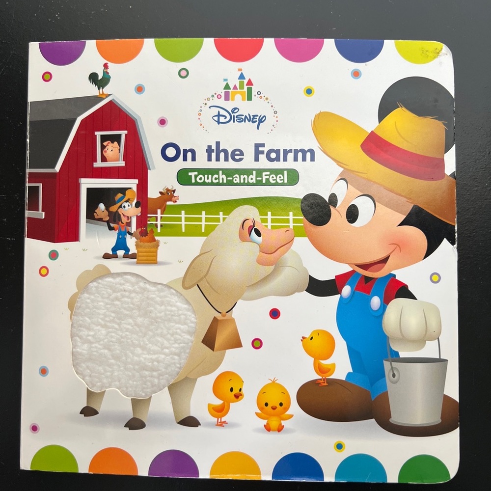 Disney Baby On the Farm Touch and Feel Board Book